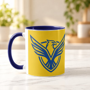 Tasse Combo Bleu Marine Bouclier Aigle Bleu