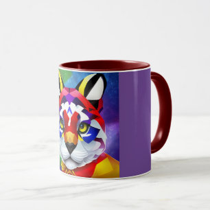 Tasse combo centre violet et bordeaux Alexander's