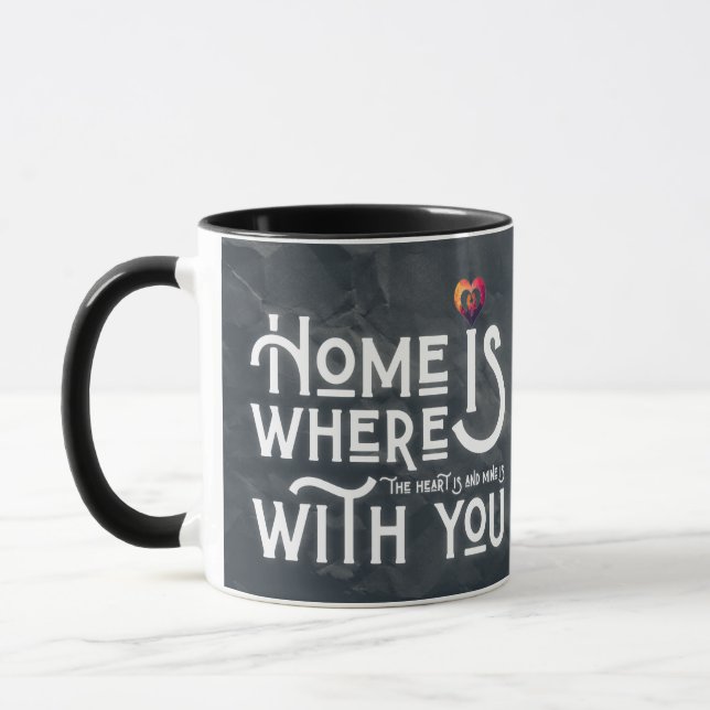 Tasse Combo Citation Âme Soeur Romantique (Gauche)