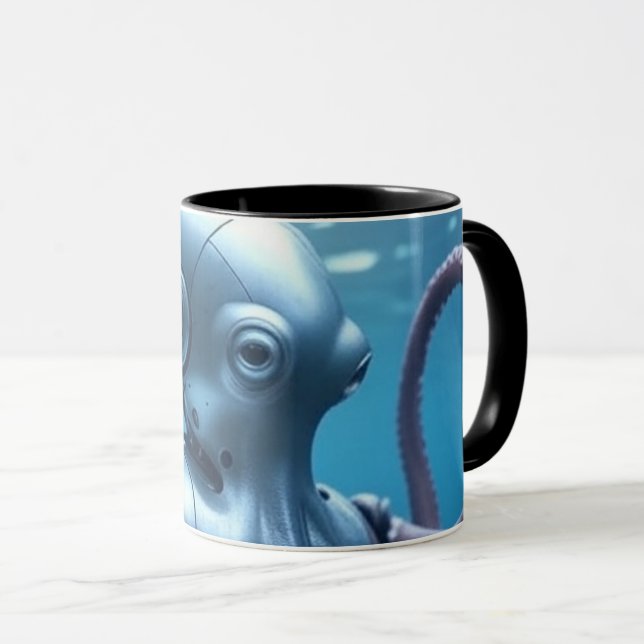 tasse combo Cyber Octopus (Devant droit)