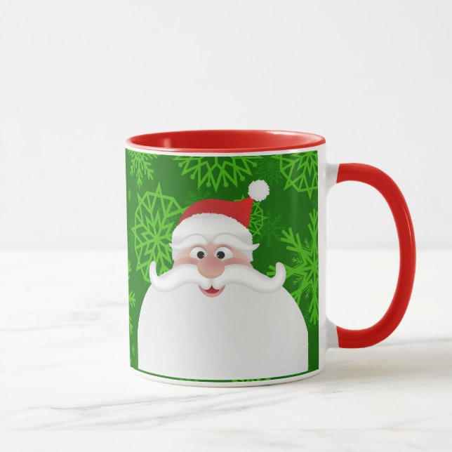 Tasse combo de Noël Holly Jolly Santa 11 oz (Droite)