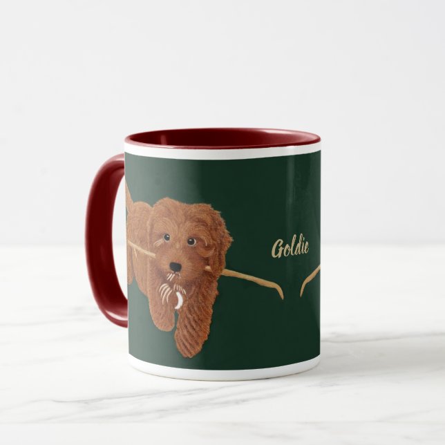 Tasse Combo Goldie Golden Doodle (Devant gauche)