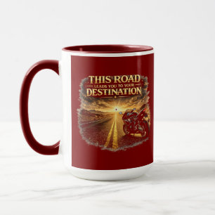 Tasse Combo La Route Mène à Votre Destination