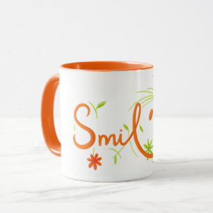 Tasse Combo Ligne artistique de pinceau Smile