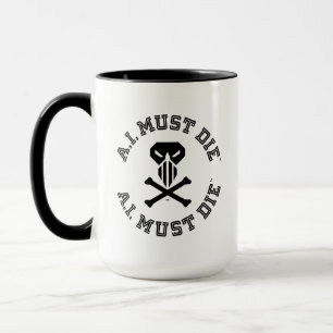 Tasse Combo Logo A.I. Must Die™ (Police Universita