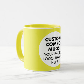 Tasse Combo personnalisée avec logo photo cadre ro