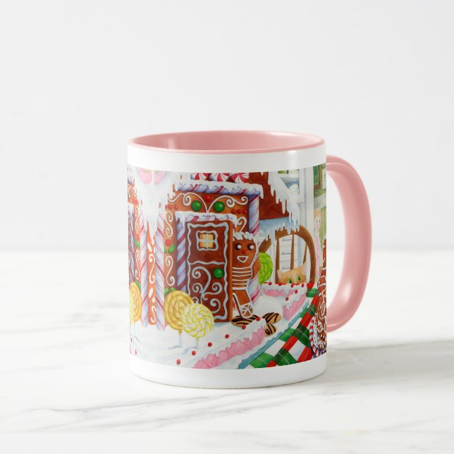 Tasse Combo Rose GINGERBREAD SURPRISE (Devant droit)