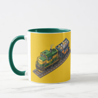 Tasse Combo Train de Mine Chasseur Vert Ore Expres