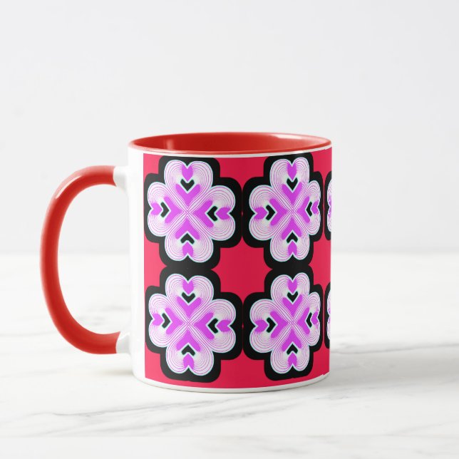 Tasse Combo Vibrante – Taille Parfaite, Numérique  (Gauche)
