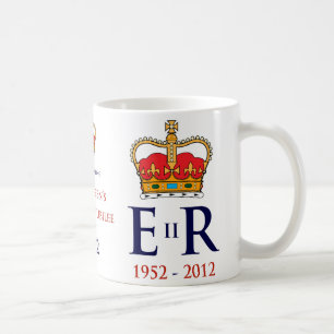 Tasse commémorative de jubilé de diamant
