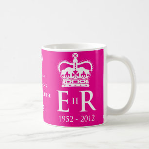 Tasse commémorative de jubilé de diamant