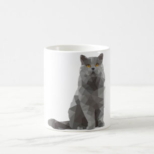 tasse - conception déconstruite - chat britanniqu