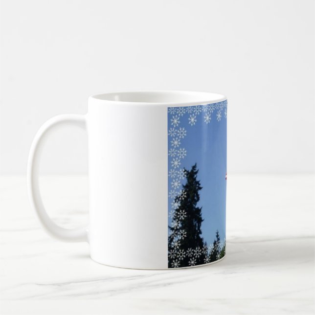 Tasse conçue avec le drapeau américain Patriot.  (Gauche)