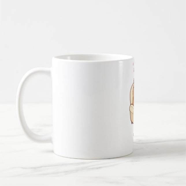 Tasse confortable de Barbara Capybara lisant un li (Gauche)