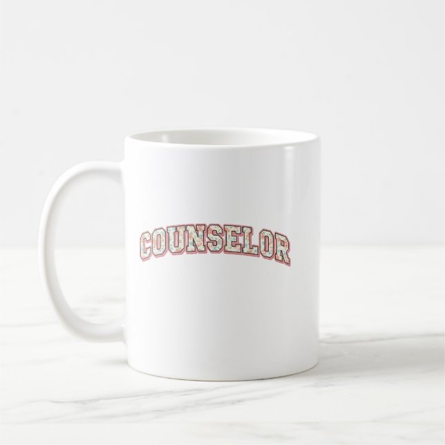 Tasse Conseiller floral, Conseiller École Florale  (Gauche)