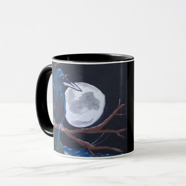 tasse corbeau (Devant gauche)