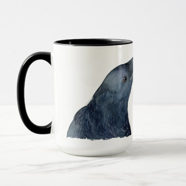 Tasse corbeau avec personnalisation (Gauche)