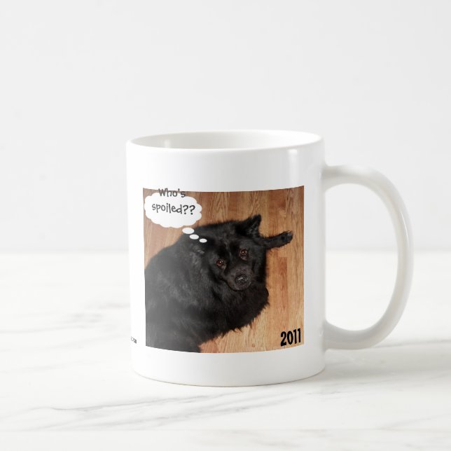 Tasse corrompue de coutume de chien (Droite)