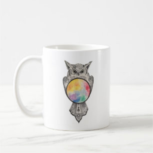 Tasse cosmique de hibou
