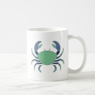 Tasse côtière crabe nautique