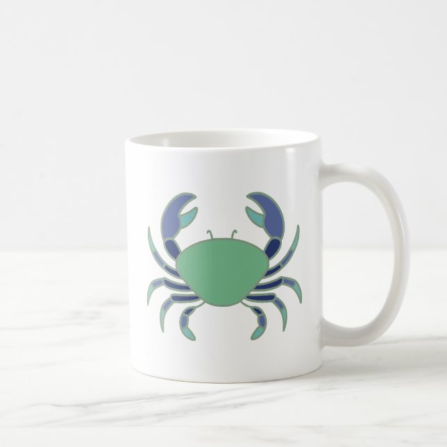 Tasse côtière crabe nautique (Droite)