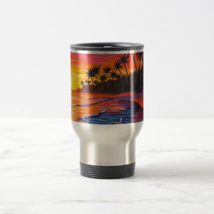 Tasse Coucher de soleil tropical
