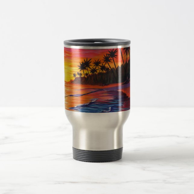 Tasse Coucher de soleil tropical (Centre)