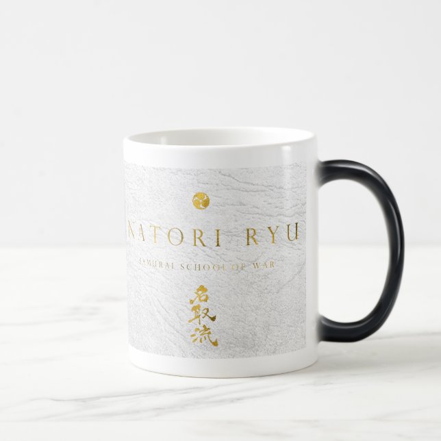 Tasse Couleur-Changeante de Natori-ryu (blanche) (Droite)