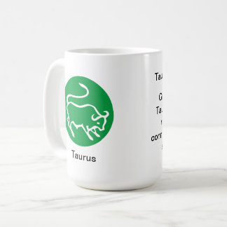 Tasse - Couleur du zodiaque pour le Taureau