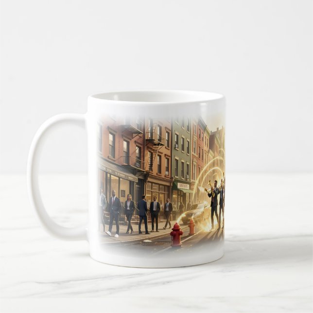 Tasse Courage Cuivre Doré Dragon Urbain (Gauche)