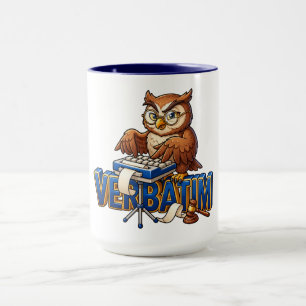 Tasse Court Reporter Owl Verbatim