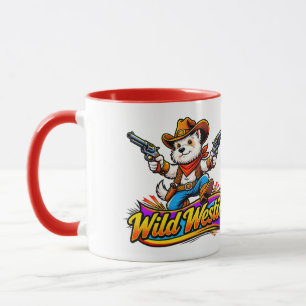 Tasse Cowboy Chien Westie (Design Original)