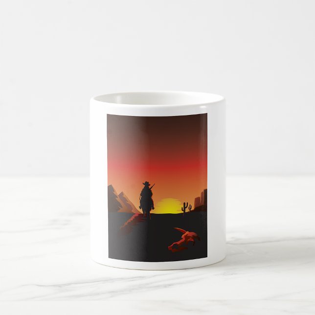 Tasse Cowboy Coucher de Soleil (Créateur téléchargé)