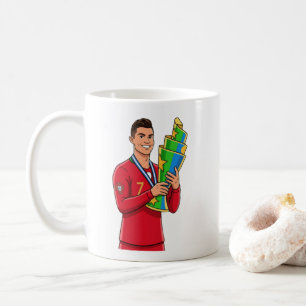 Tasse CR7 Football Champion Trophy Fan de Football