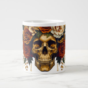 Tasse Crâne Floral   Tasse Élégante d'Halloween Go