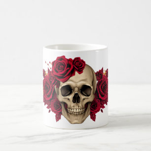 Tasse Crâne Glam Coupe Halloween Élégante Gothiq