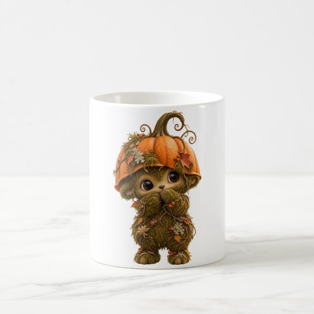 Tasse Créature Mignonne de la Forêt de Citrouilles (Centre)