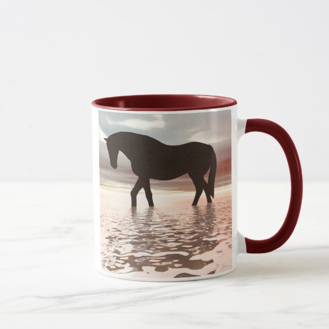 Tasse crépusculaire de cheval (Droite)