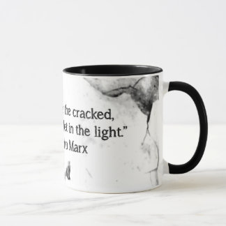 Tasse criquée de citation