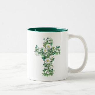 Tasse croisée - fleurs d'hiver