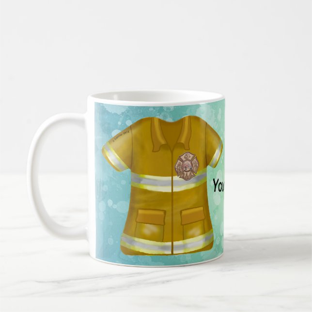 Tasse  Croix de Malte  Pompiers  (Gauche)