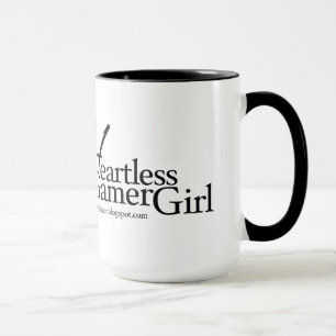Tasse cruelle de logo de fille de Gamer