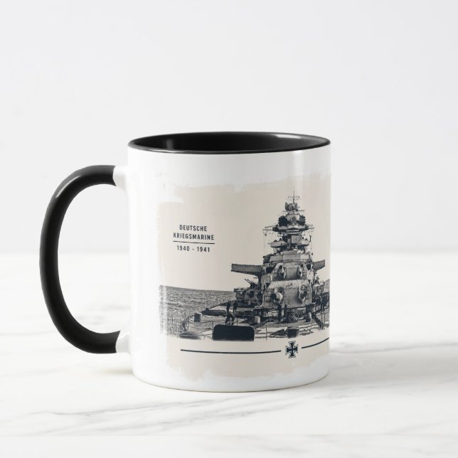 Tasse Cuirassé Bismarck (Gauche)