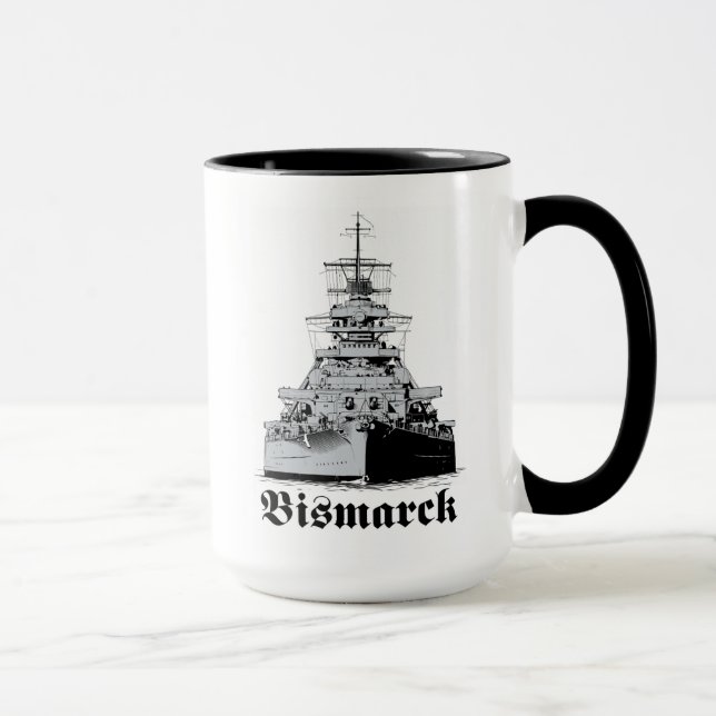 Tasse Cuirassé Bismarck (Droite)