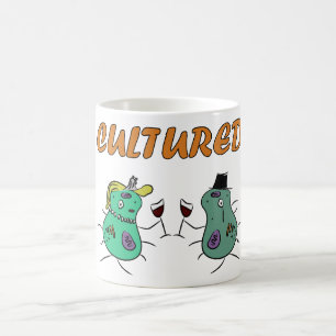 Tasse "cultivée" de microbiologie