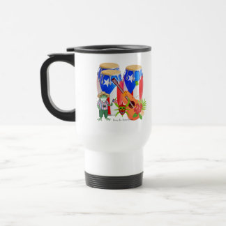 Tasse culturelle portoricaine en déplacement