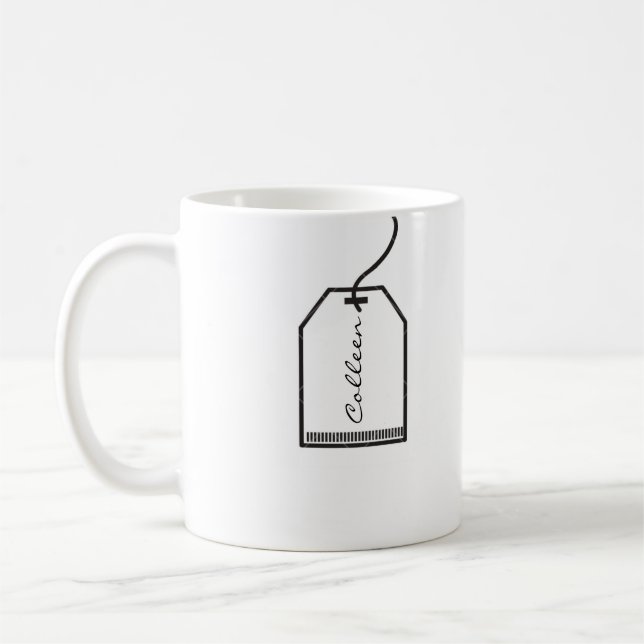 Tasse customisée de sachet à thé (Gauche)