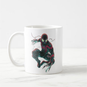 Tasse Cyberpunk Araignée Néon Géométrique Codeur C