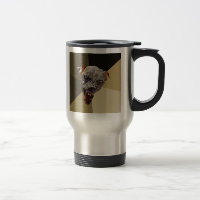 Tasse cynique faite sur commande de voyage de (Droit)