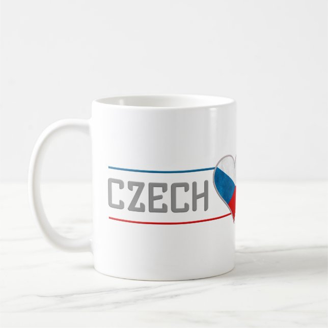 Tasse CZECH - choisir style et couleur (Gauche)